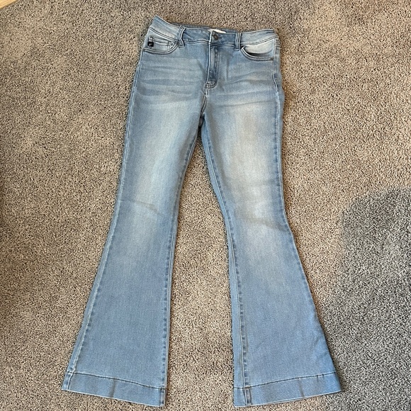 KanCan Light Blue Flare Jeans - Picture 1 of 4